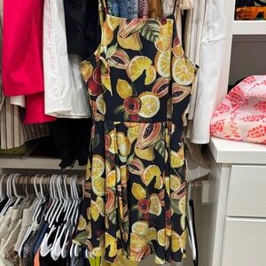 Gianni Bini Fruit Print Sleeveless Dress